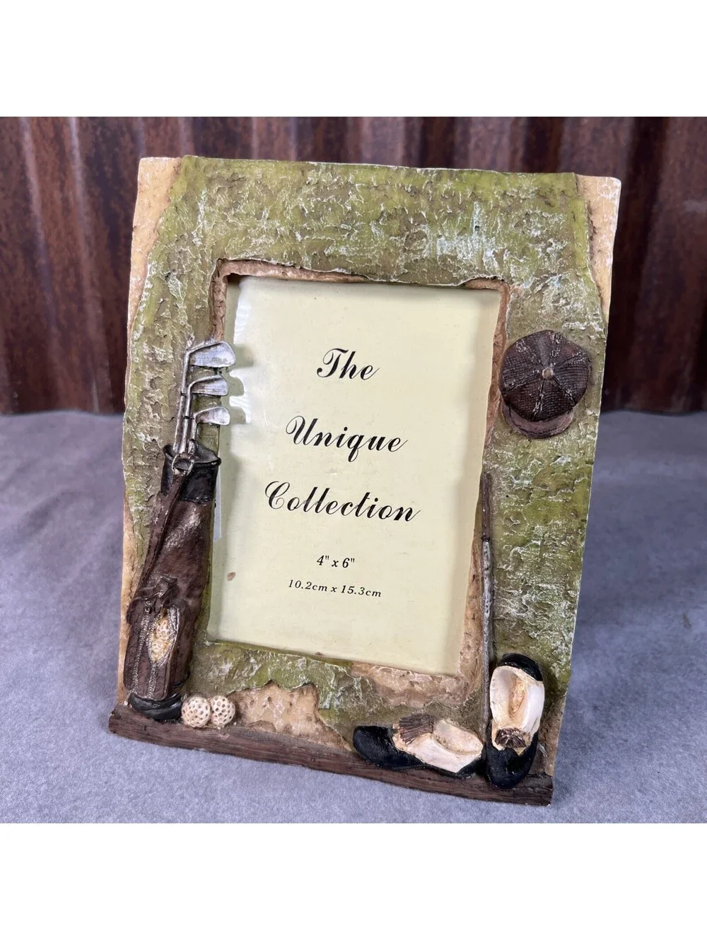 Golf Theme Picture Frame Holds 4x6 Photo Resin - 1292-2N